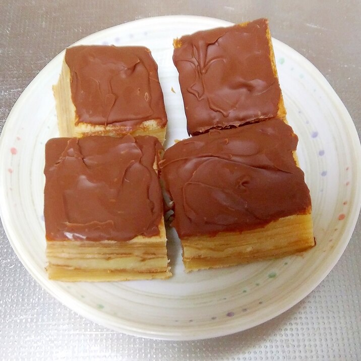 フライパンで作るチョコバームクーヘン